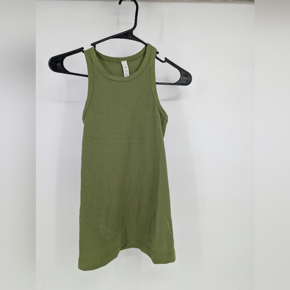 Lululemon Athletica Green Tank Top